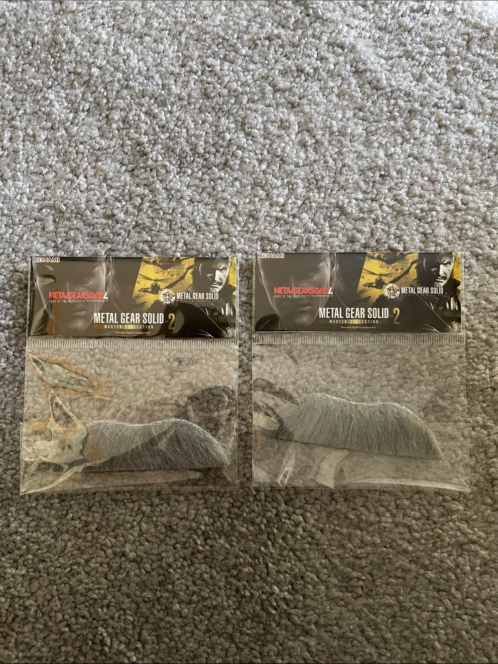 Metal gear solid (2 gray mustache)